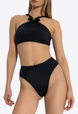 Versace Santa Clara Bikini Bottom Black DÓŁ 1019044 1A12914-1B000