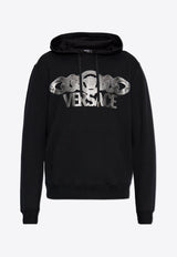 Versace Medusa On Chain Hooded Sweatshirt Black 1018794 1A13526-2B510