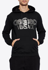 Versace Medusa On Chain Hooded Sweatshirt Black 1018794 1A13526-2B510