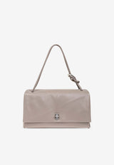 The Large Dual Leather Shoulder Bag