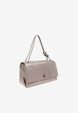 The Large Dual Leather Shoulder Bag