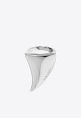 Alexander McQueen Tiger Claw Ring Silver 805735 J161N-0926