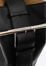 Alexander McQueen T-bar Sling Leather Shoulder Bag Black 810300 1VDDM-1000