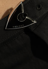 Alexander McQueen Tailored Straight-Leg Pants Black 809140 QSAA9-1000