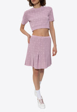 Pleated Mini Skirt