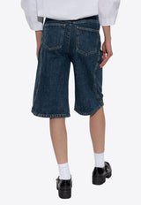 Denim Bermuda Shorts