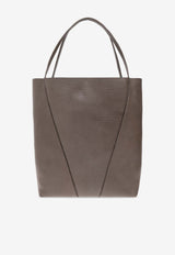 Large Spin Leather Tote Bag