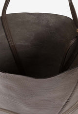 Large Spin Leather Tote Bag