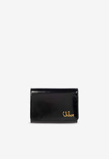 Iconic Logo Tri-Fold Leather Wallet