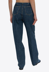 جينز قصير بقَصة ساق مُستقيمة