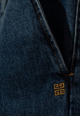 جينز قصير بقَصة ساق مُستقيمة