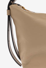 Moschino Slouchy Leather Shoulder Bag Beige MC4159PP1M OA0-104