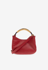 Moschino Slouchy Leather Shoulder Bag Red MC4198PP1M OA0-500