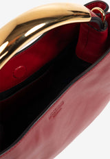 Moschino Slouchy Leather Shoulder Bag Red MC4198PP1M OA0-500