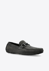 Ferragamo Front 4 Gancini Buckle Loafers 02B796 FRONT 4 778848 DARK SILVER