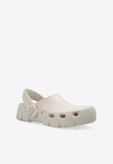 Birkenstock Birki Flow Rubber Clogs Cream 1027706 F-EGGSHELL