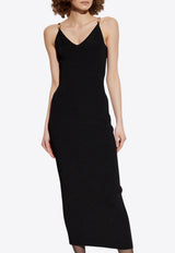 Versace Pin-Up Midi Dress Black 1018586 1A12699-1B000