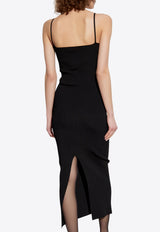 Versace Pin-Up Midi Dress Black 1018586 1A12699-1B000