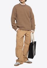 Jacquemus La Maille Logo-Intarsia Sweater Brown 245KN295 2329-810