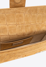 Jacquemus Bambino Suede Shoulder Bag Beige 221BA013 3243-830