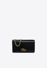 Chloé Iconic Flap Chain Wallet Black CH25SP485 O16-001