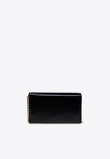 Chloé Iconic Flap Chain Wallet Black CH25SP485 O16-001
