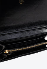 Chloé Iconic Flap Chain Wallet Black CH25SP485 O16-001