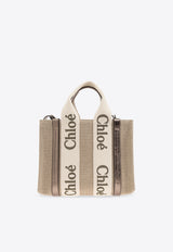 Chloé Small Woody Crossbody Bag Beige CHC25SS397 O81-074
