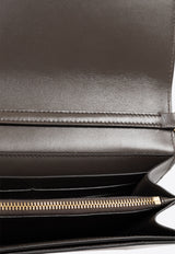 Chloé Iconic Flap Chain Wallet Gray CH25SP485 O16-036