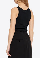 Max Mara Eliadi Ribbed Wool Top Black ELIADI 2511361021-008