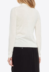 Max Mara Patroni Cashmere Turtleneck Sweater Cream PATRONI 2511361011-001
