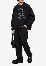 Logo Print Crewneck Sweatshirt