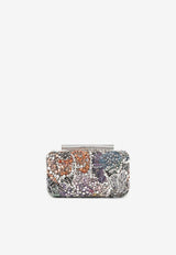 Alexander McQueen Smashed Embroidered T-bar Box Clutch Multicolor 81371517HNA 8490