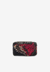 Alexander McQueen Beaded T-bar Box Clutch Bag Multicolor 8137151HBC2 8500