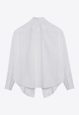 Balenciaga Asymmetrical Buttoned Shirt White 814101TNM60/Q_BALEN-9000
