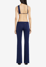 Courrèges Scarf Triangle Bikini Navy 125JMB044PA0043_7075