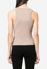 Citizens of Humanity Isabel Ribbed Tank Top Beige 92013004_SATLA