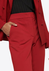 Max Mara Pegno Viscose Pants Red 2511781011600PEGNO_007