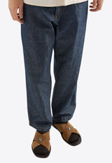 Prada Chambray Straight-Leg Jeans Blue GEP403SOOO14J2_F0008