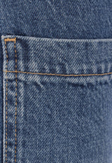 Elisabetta Franchi Straight-Leg Washed Jeans Blue PJ91I51E2_139