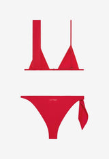 Courrèges Scarf Triangle Bikini Red 125JMB044PA0043_4015