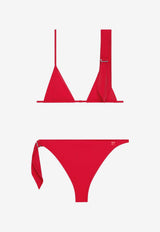 Courrèges Scarf Triangle Bikini Red 125JMB044PA0043_4015