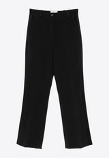 Elisabetta Franchi Cropped Tailored Pants Black PA08651E2_110
