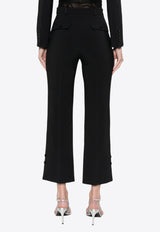 Elisabetta Franchi Cropped Tailored Pants Black PA08651E2_110