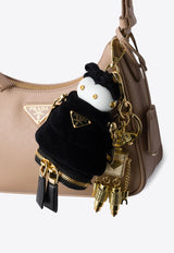 Prada Robot Velvet Bag Charm Black 1TT2112C68_F0002
