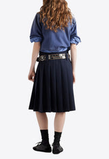 Prada Logo Print Short-Sleeved T-shirt Blue 135730SOOO16VZ_F0124