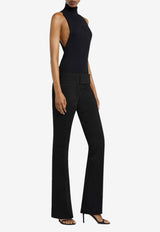 Courrèges Bootcut Belted Pants Black 125CPA316PL0178_9999