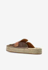 JW Anderson Suede Espadrille Mules Brown LF0055LA0240_190