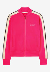 Palm Angels Logo Embroidered Track Jacket Pink PWBD050S25FAB002_3203