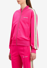 Palm Angels Logo Embroidered Track Jacket Pink PWBD050S25FAB002_3203